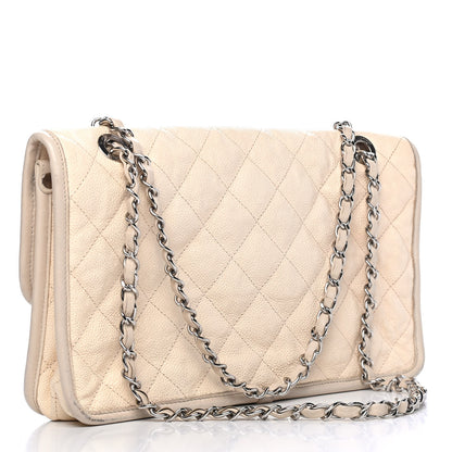 Chanel Caviar Quilted Large French Riviera Flap Beige 2 of 5