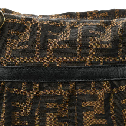 Fendi Zucca Cuoio Lucido Hobo Tobacco Moro 8 of 12