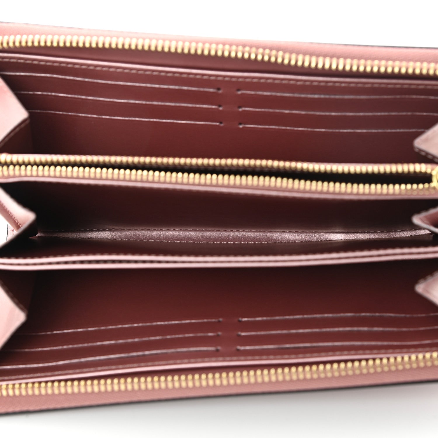 Louis Vuitton Vernis Zippy Wallet Metallic Pale Pink 5 of 9