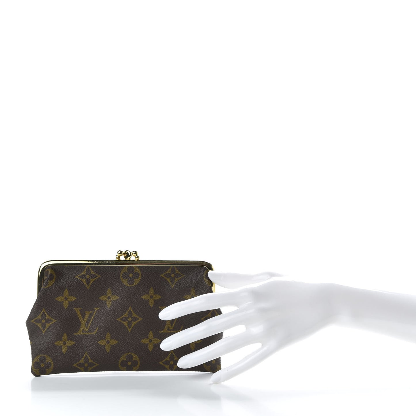 Monogram Kisslock Coin Purse