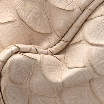 Mulberry Silky Snake Print Oversized Alexa Pebbled Beige 12 of 13