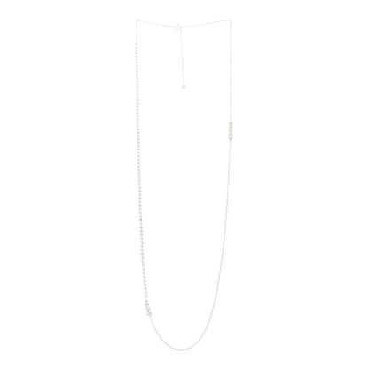Tiffany Sterling Silver Long Bead Necklace 3 of 6