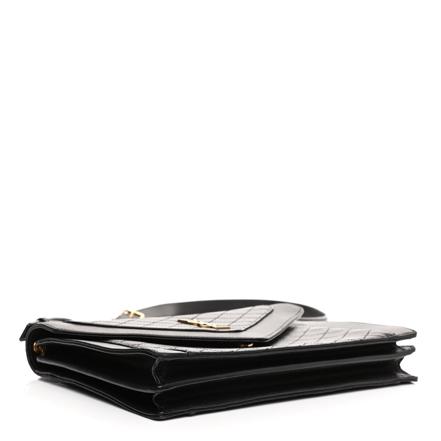 Saint Laurent Lambskin Quilted Mini Gaby Satchel Black 4 of 10