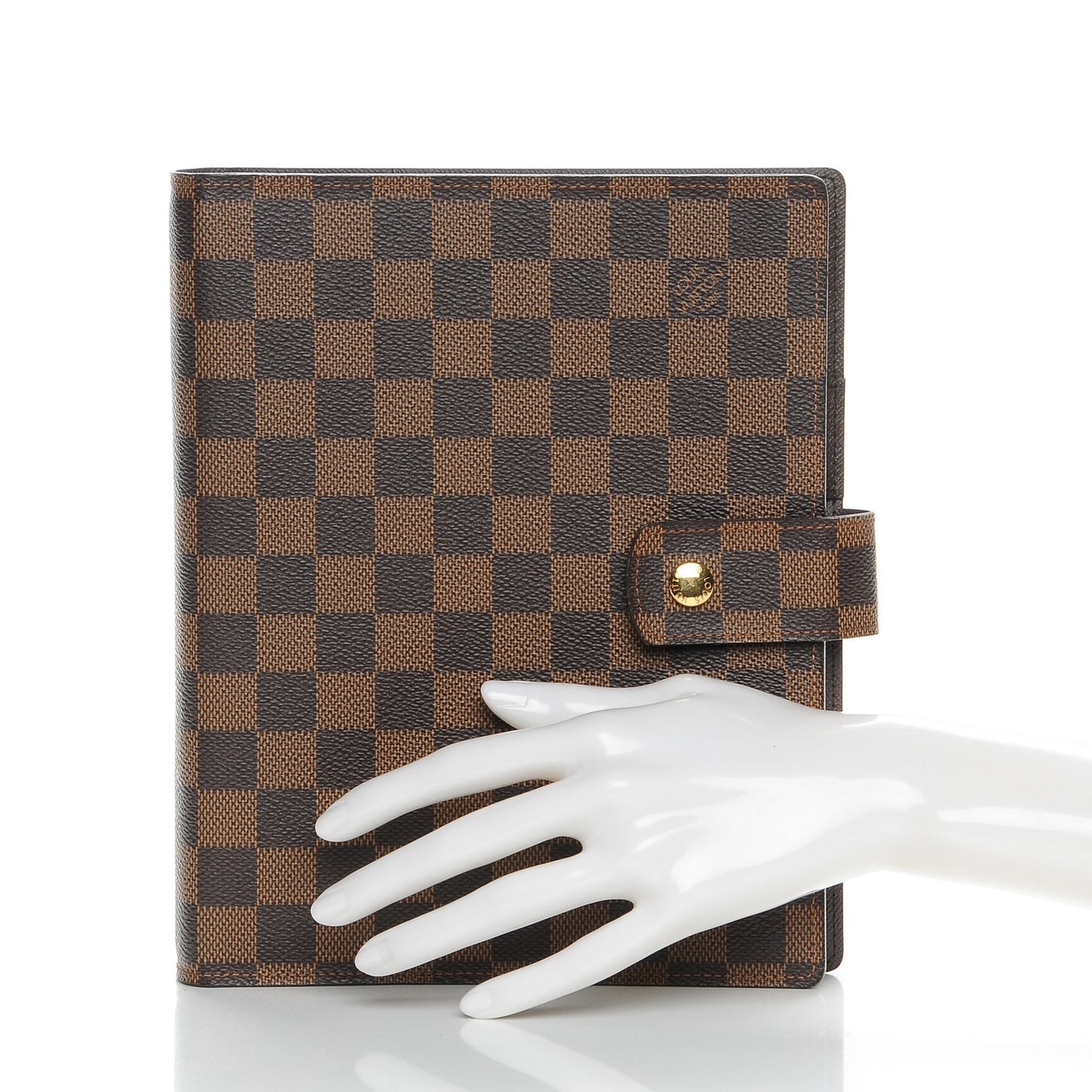 Damier Ebene Large Ring Agenda Cover