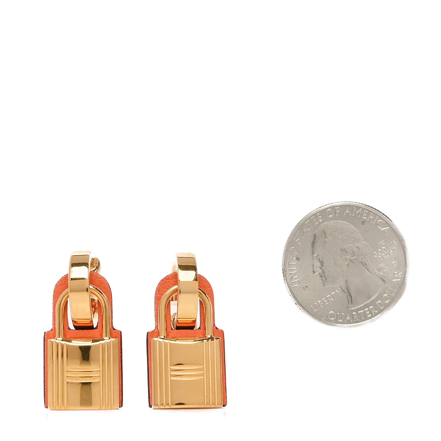 Hermes Swift O'Kelly Earrings Gold 2 of 7