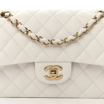 Chanel Caviar Quilted Small Double Flap White 8 of 13