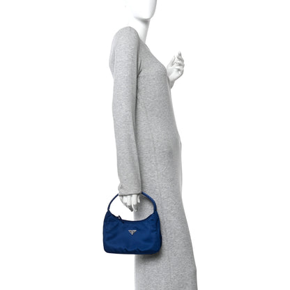 Prada Tessuto Nylon Sport Mini Shoulder Bag Bluette 2 of 10