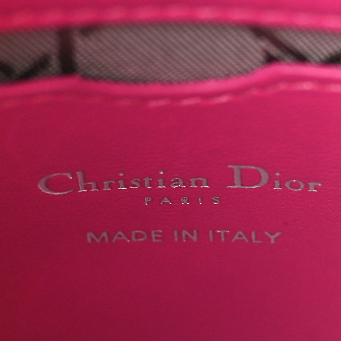 Christian Dior Lambskin Cannage Micro Lady Dior Pink 6 of 10