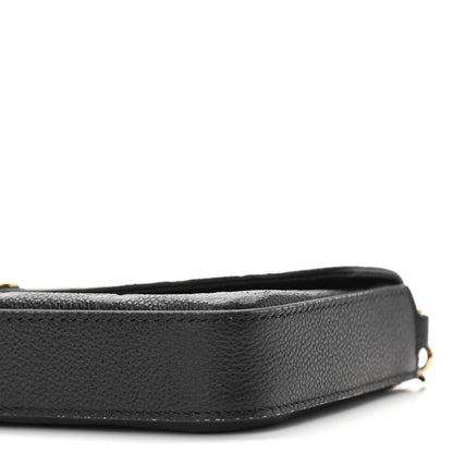 Louis Vuitton Empreinte Pochette Felicie Chain Wallet Black 10 of 11