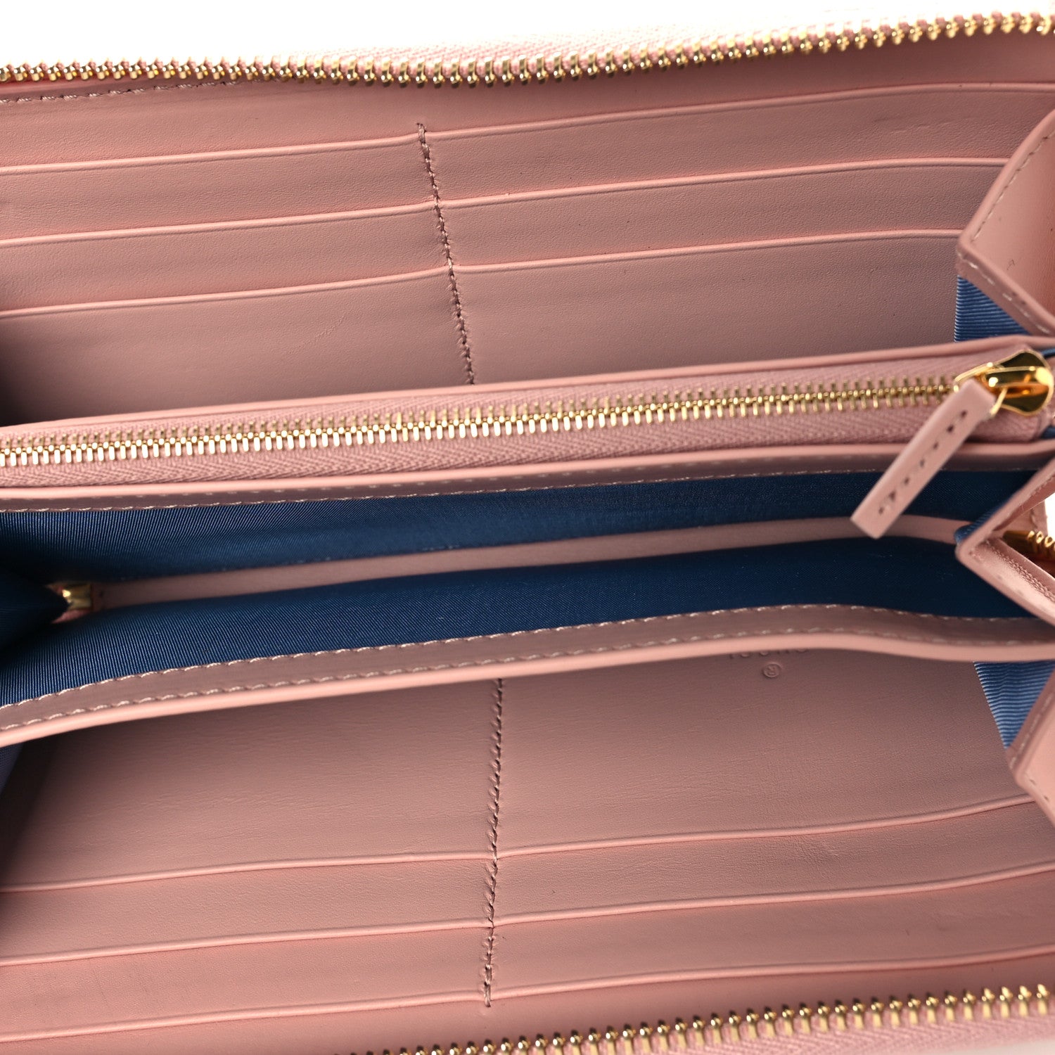 Gucci Snakeskin Zip Around Wallet Pink 5 of 8