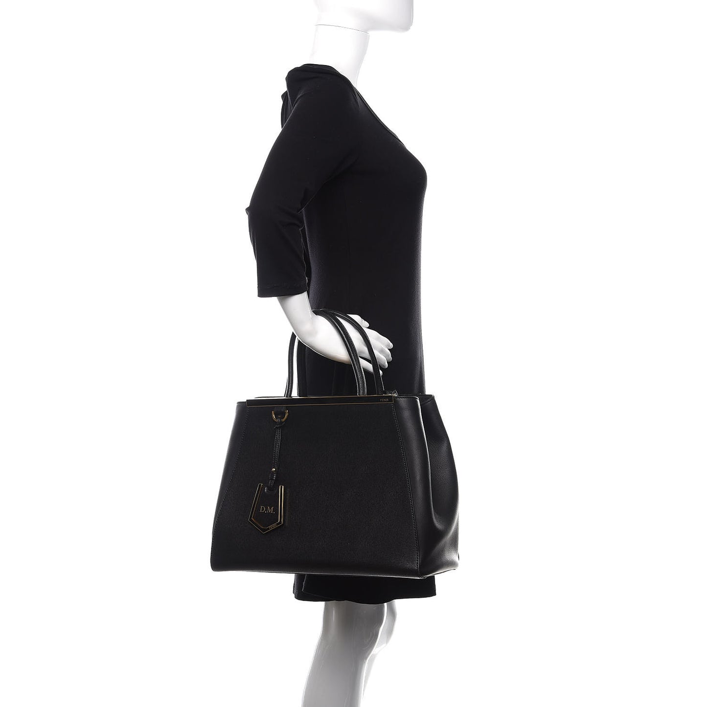 Vitello Elite Medium 2Jours Tote Black