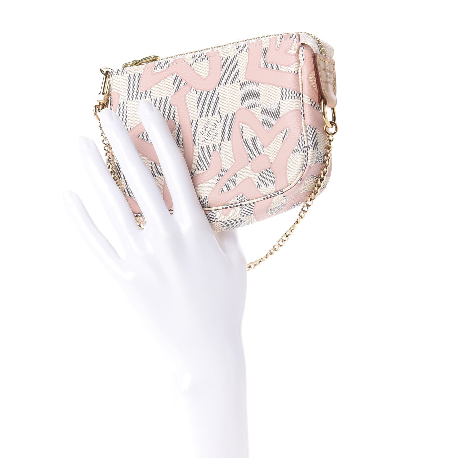 Louis Vuitton Damier Azur Tahitienne Mini Pochette Accessories 2 of 10
