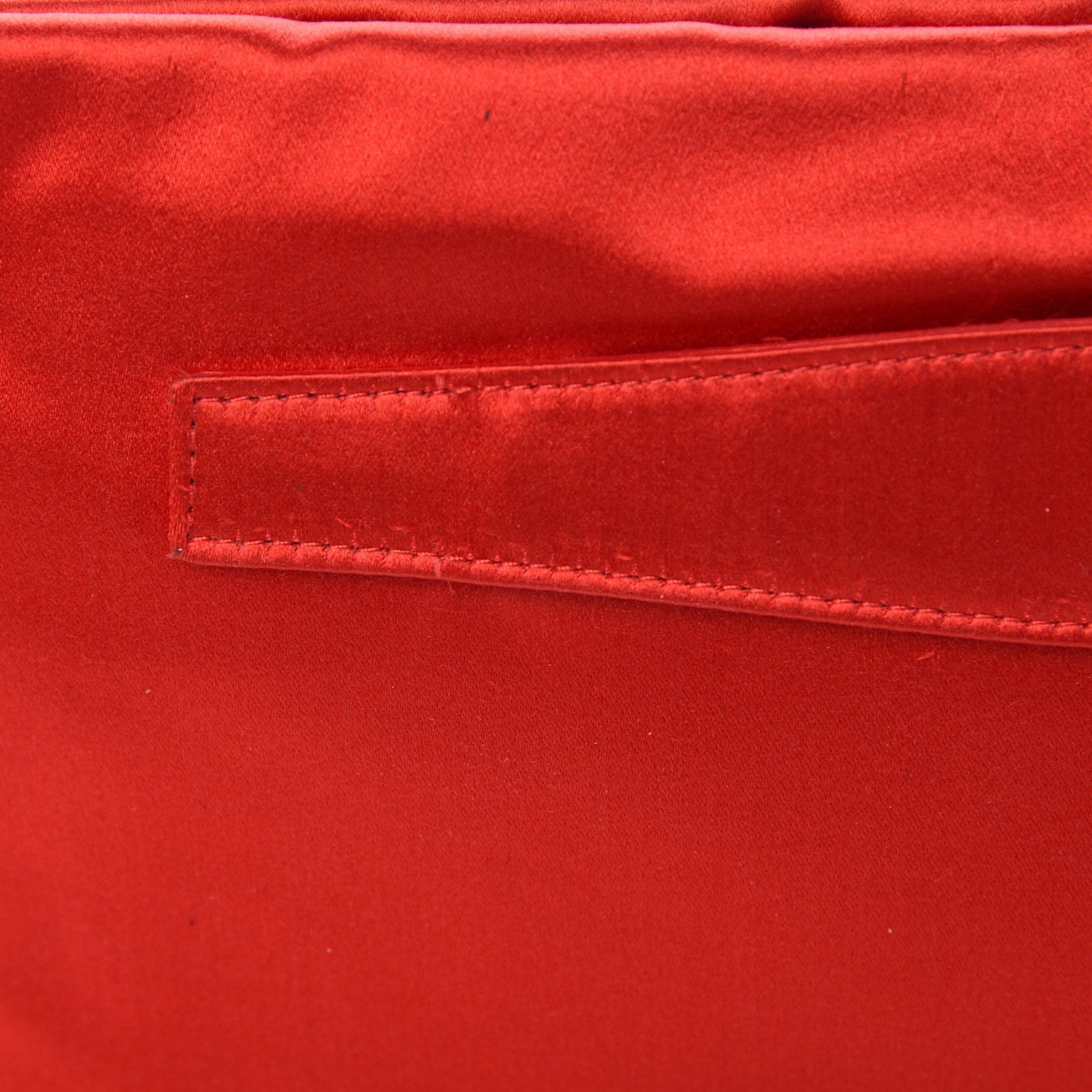 Prada Satin Evening Clutch Fuoco 13 of 13