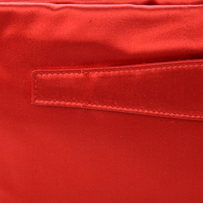 Prada Satin Evening Clutch Fuoco 13 of 13