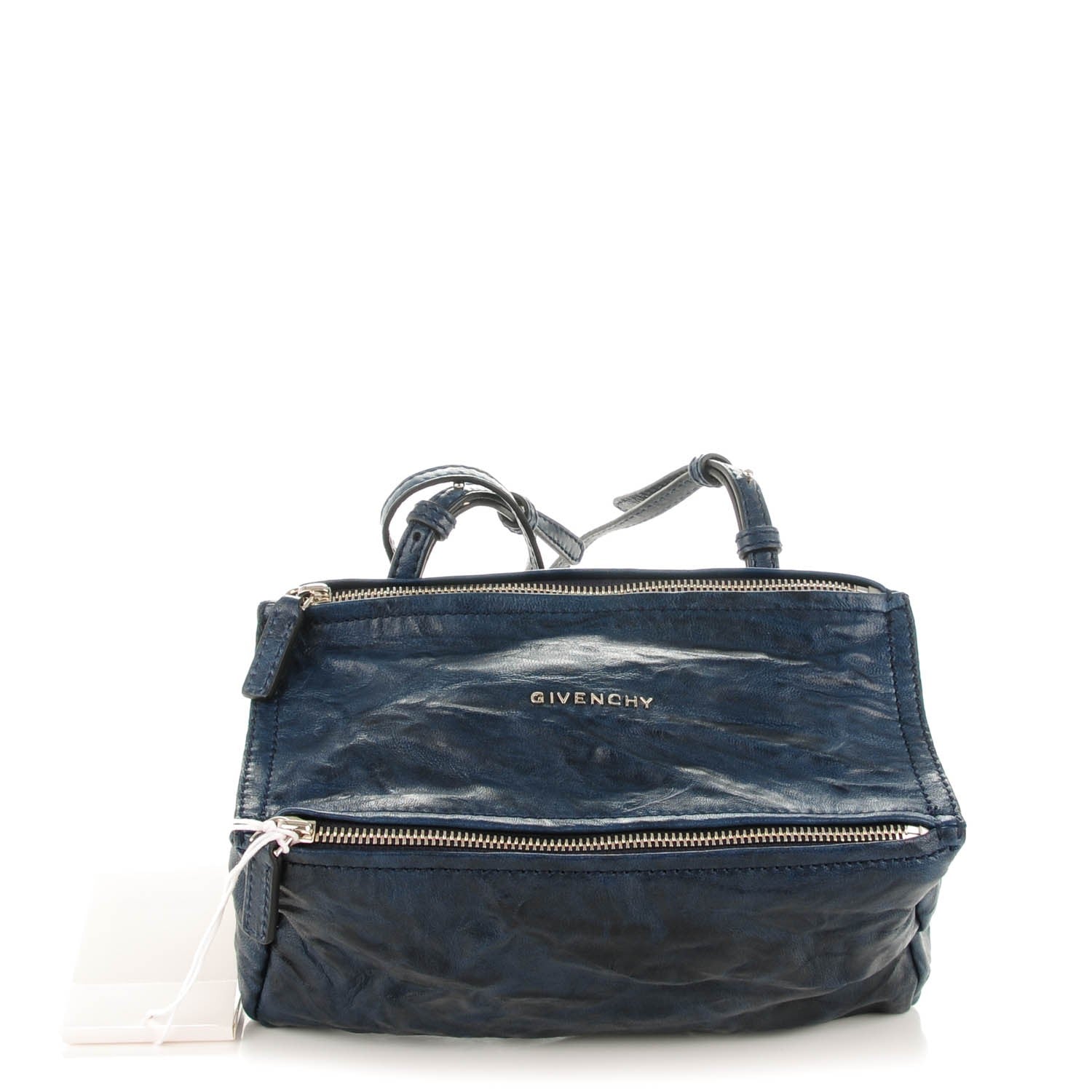Givenchy Tumbled Sheepskin Mini Pandora Navy 1 of 7
