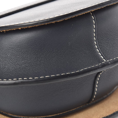 Loewe Grained Calfskin Mini Gate Crossbody Bag Navy 9 of 10