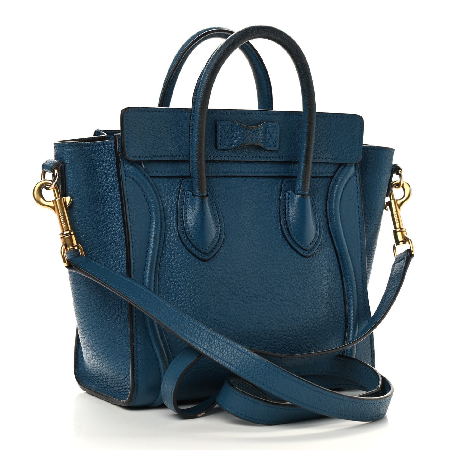 Goatskin Nano Luggage Deepsea