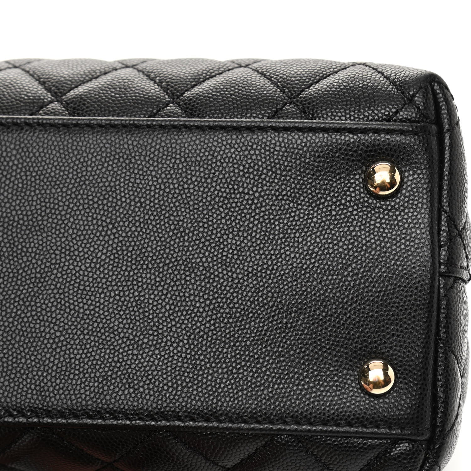 Chanel Caviar Quilted Medium Coco Handle Flap Black 25 of 27