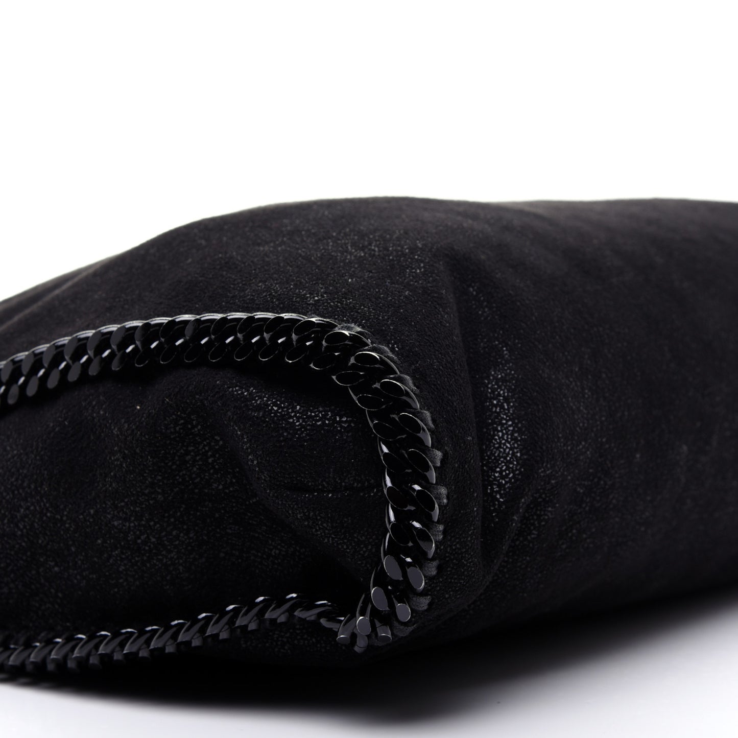 Shaggy Deer Falabella Fold Over Tote Black