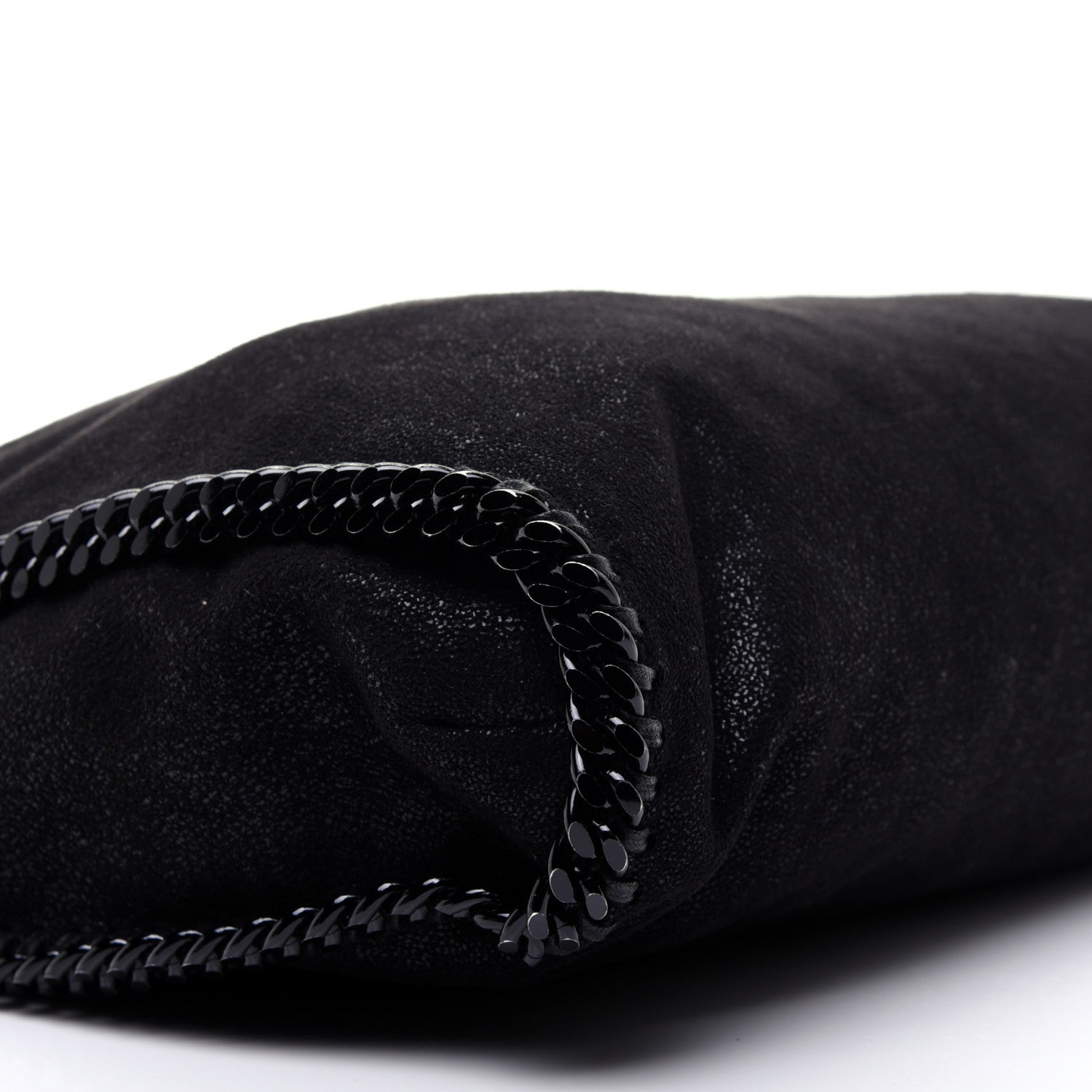 Stella McCartney Shaggy Deer Falabella Fold Over Tote Black 7 of 12