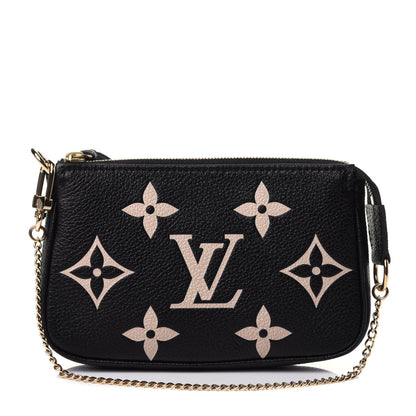 Louis Vuitton Empreinte Monogram Giant Mini Pochette Accessories Black 1 of 10