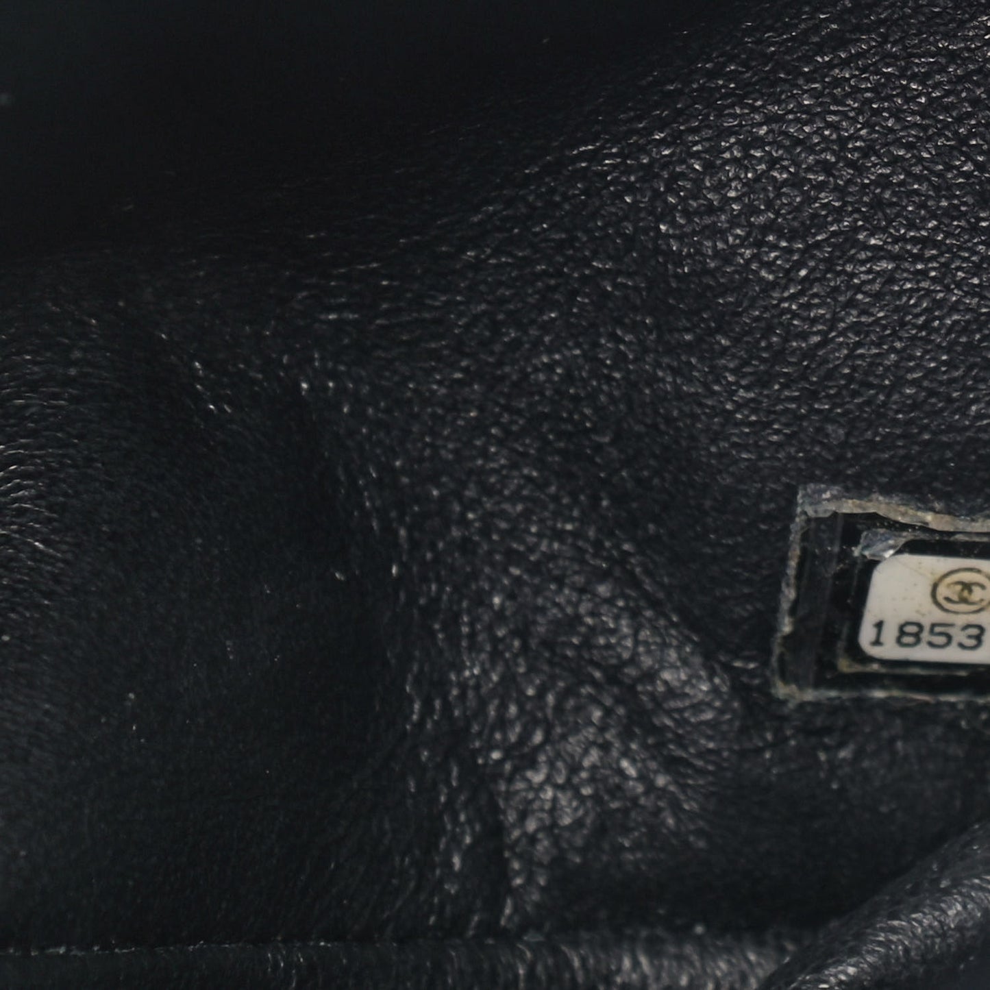 Patent Horizontal Quilted Jumbo Single Flap Black