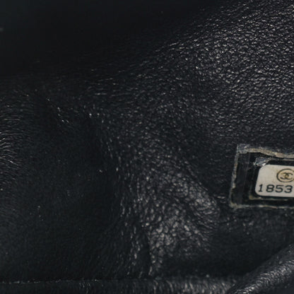 Chanel Patent Horizontal Quilted Jumbo Single Flap Black 7 of 9
