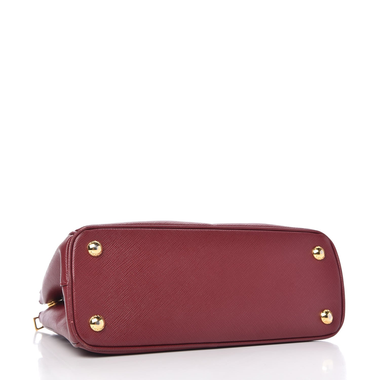 Prada Saffiano Mini Galleria Double Zip Tote Cerise 4 of 12