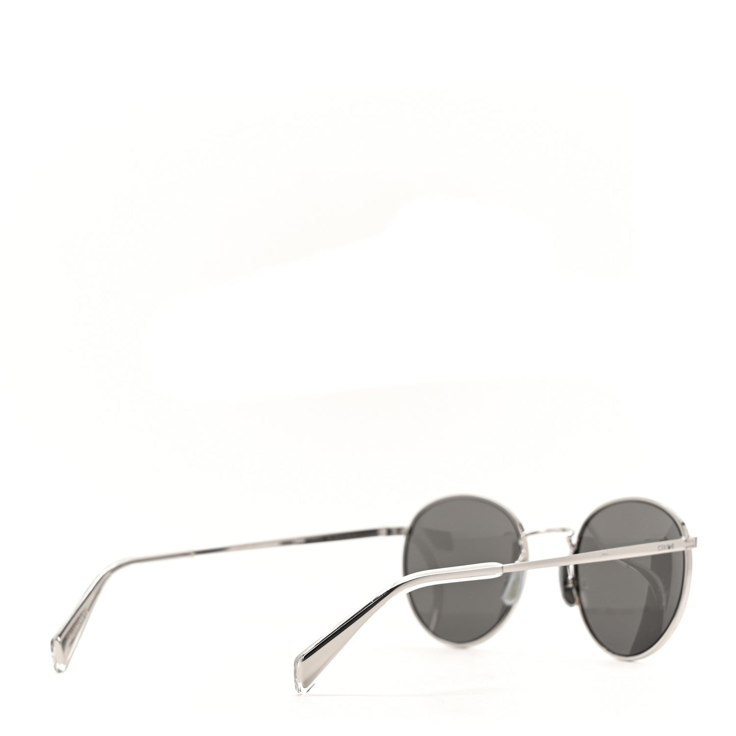 Metal Round Sunglasses CL40100U Silver