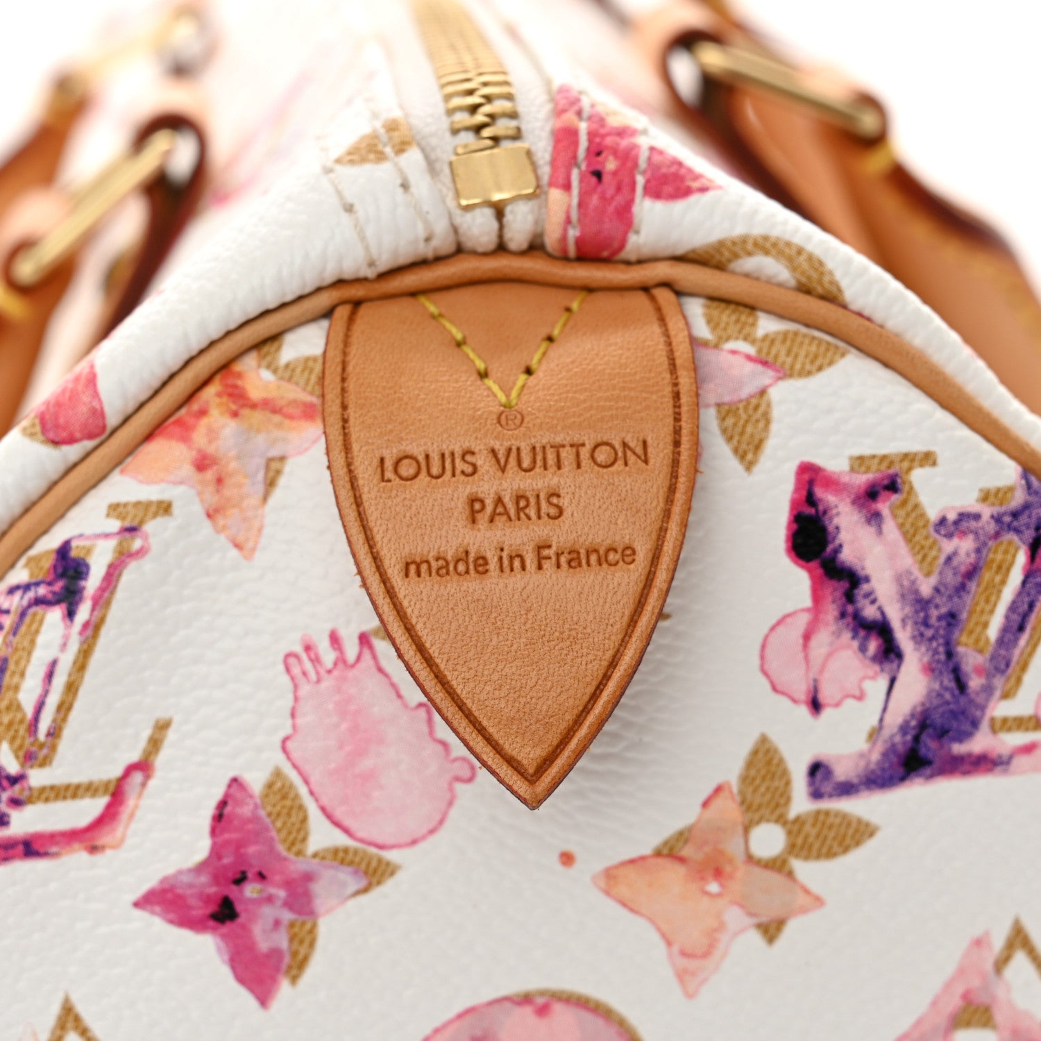 Louis Vuitton Watercolor Aquarelle Speedy 30 White 8 of 12