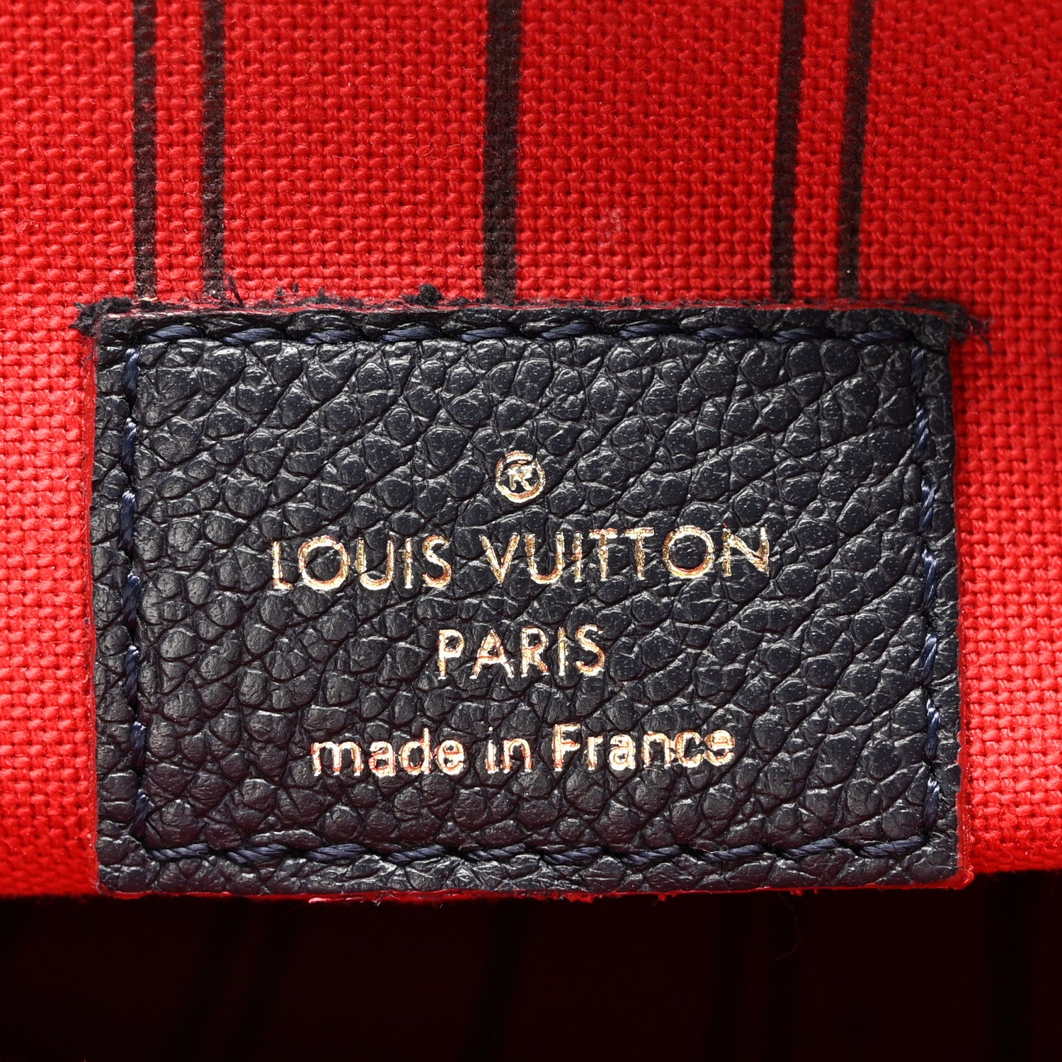 Louis Vuitton Empreinte Pochette Metis Marine Rouge 6 of 9