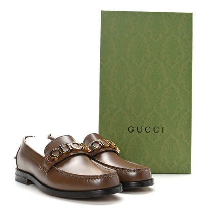 Gucci Millennial Ribot Mens Cara Loafers 7.5 Brown Sugar 9 of 9