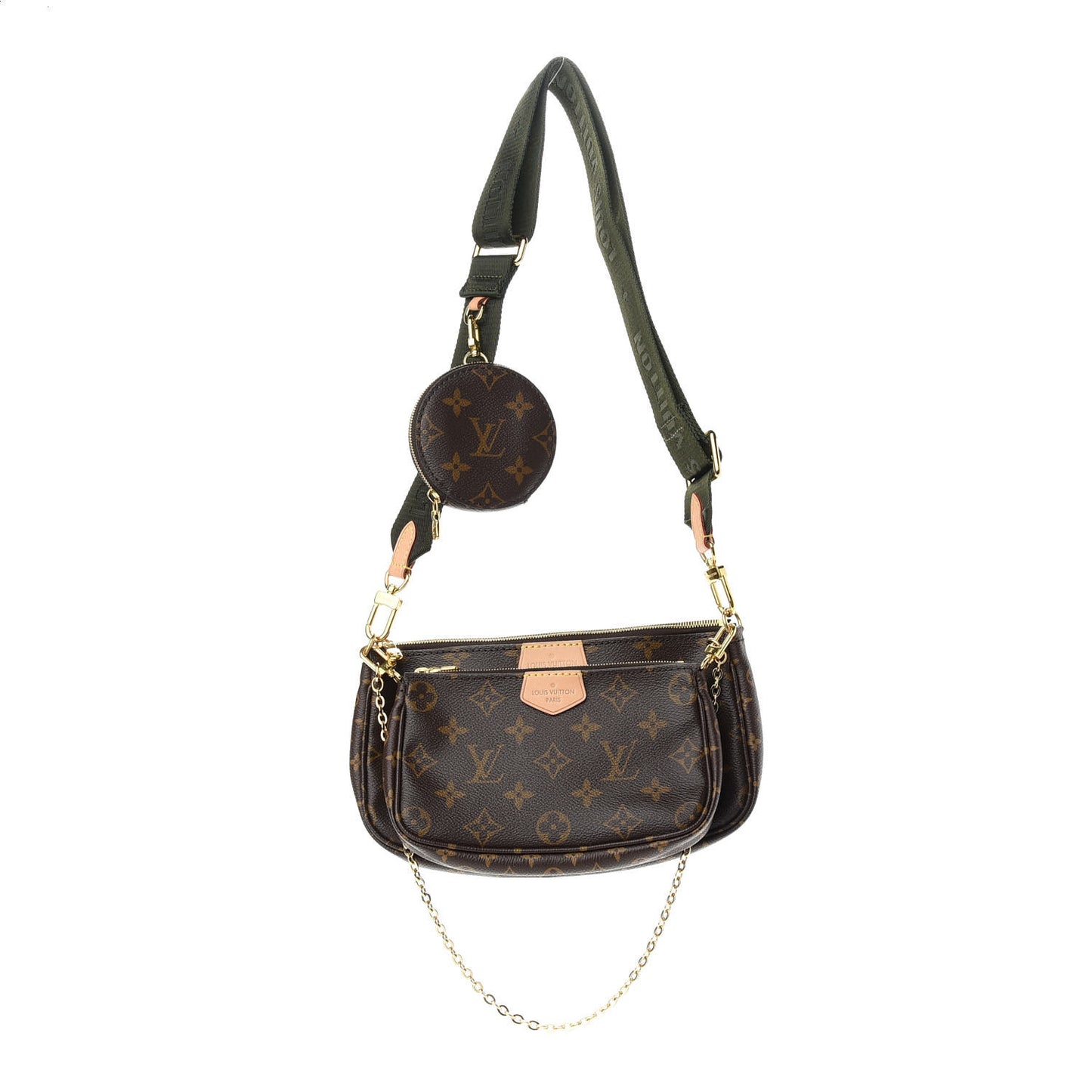 Monogram Multi Pochette Accessories Kaki