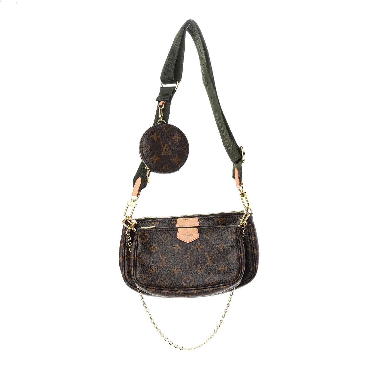 Louis Vuitton Monogram Multi Pochette Accessories Kaki 1 of 8