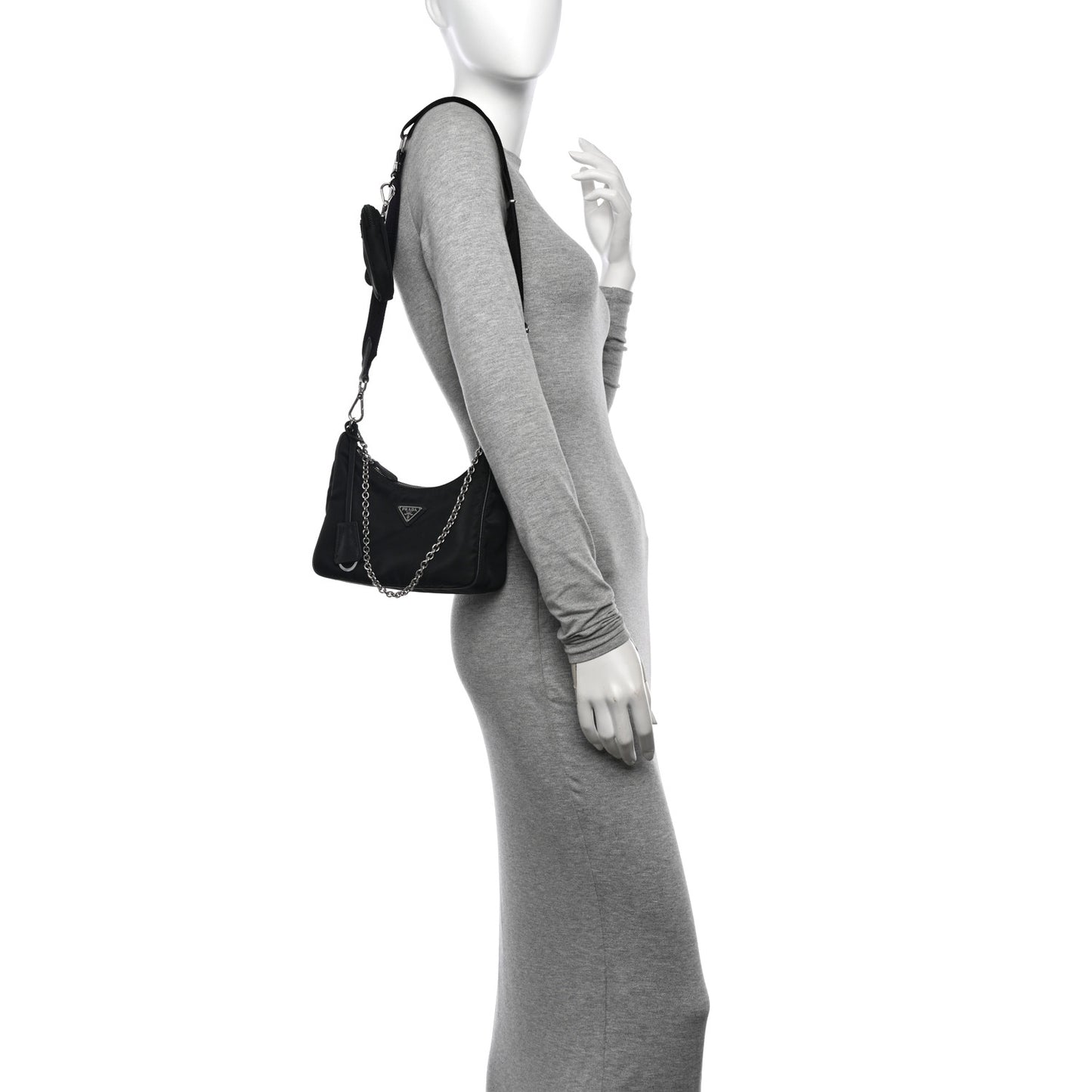 Nylon Re-Edition 2005 Shoulder Bag Black