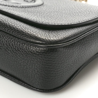 Gucci Pebbled Calfskin Medium Soho Flap Crossbody Black 10 of 10