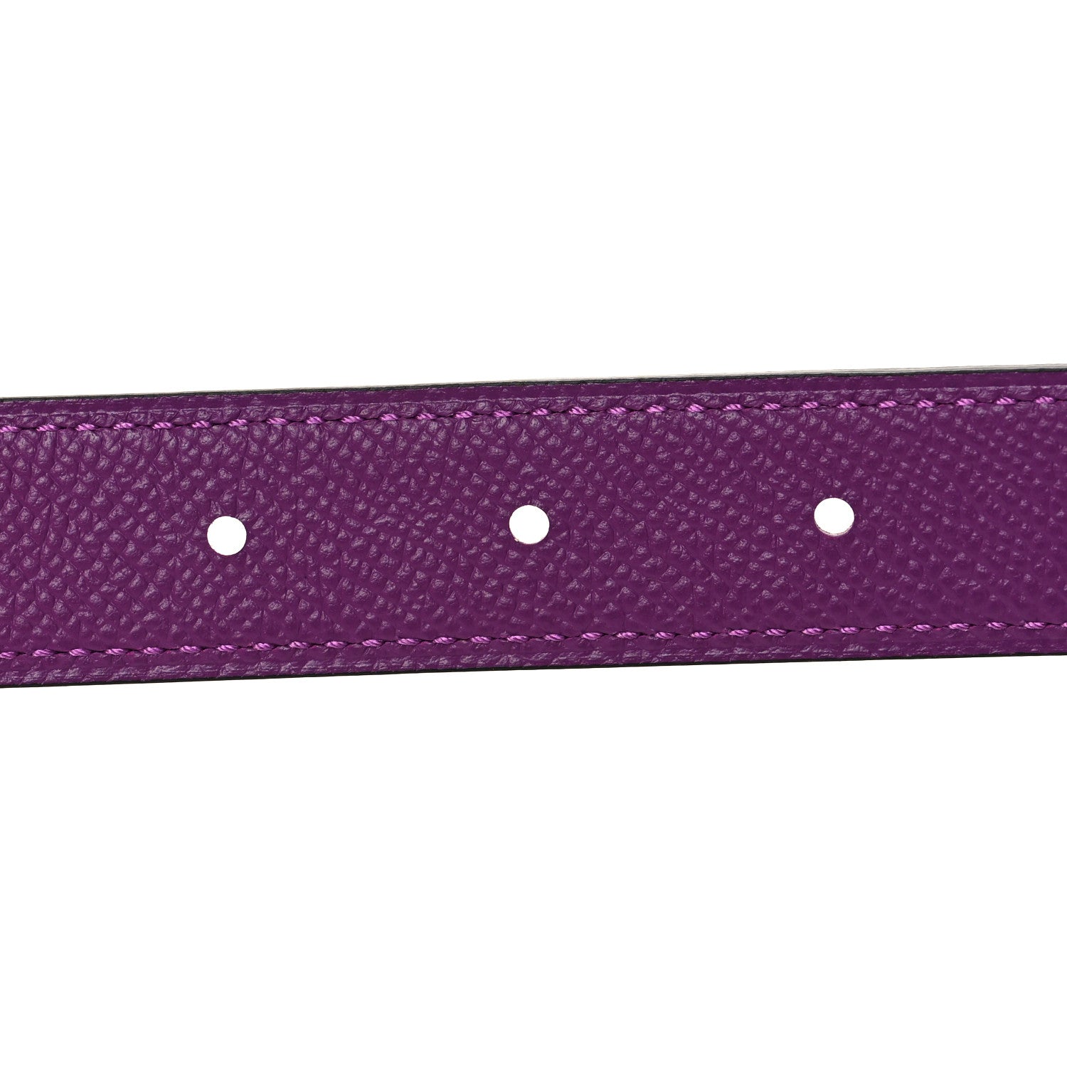 Hermes Epsom Swift 32mm H Belt 90/36 Rose Mexico Anemone 5 of 6