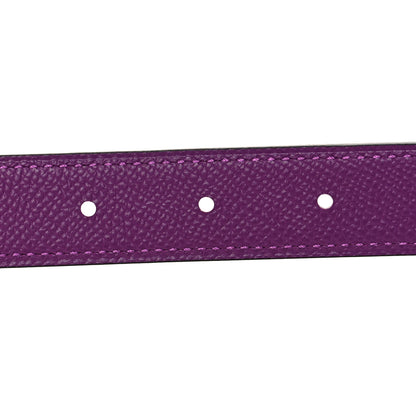 Hermes Epsom Swift 32mm H Belt 90/36 Rose Mexico Anemone 5 of 6
