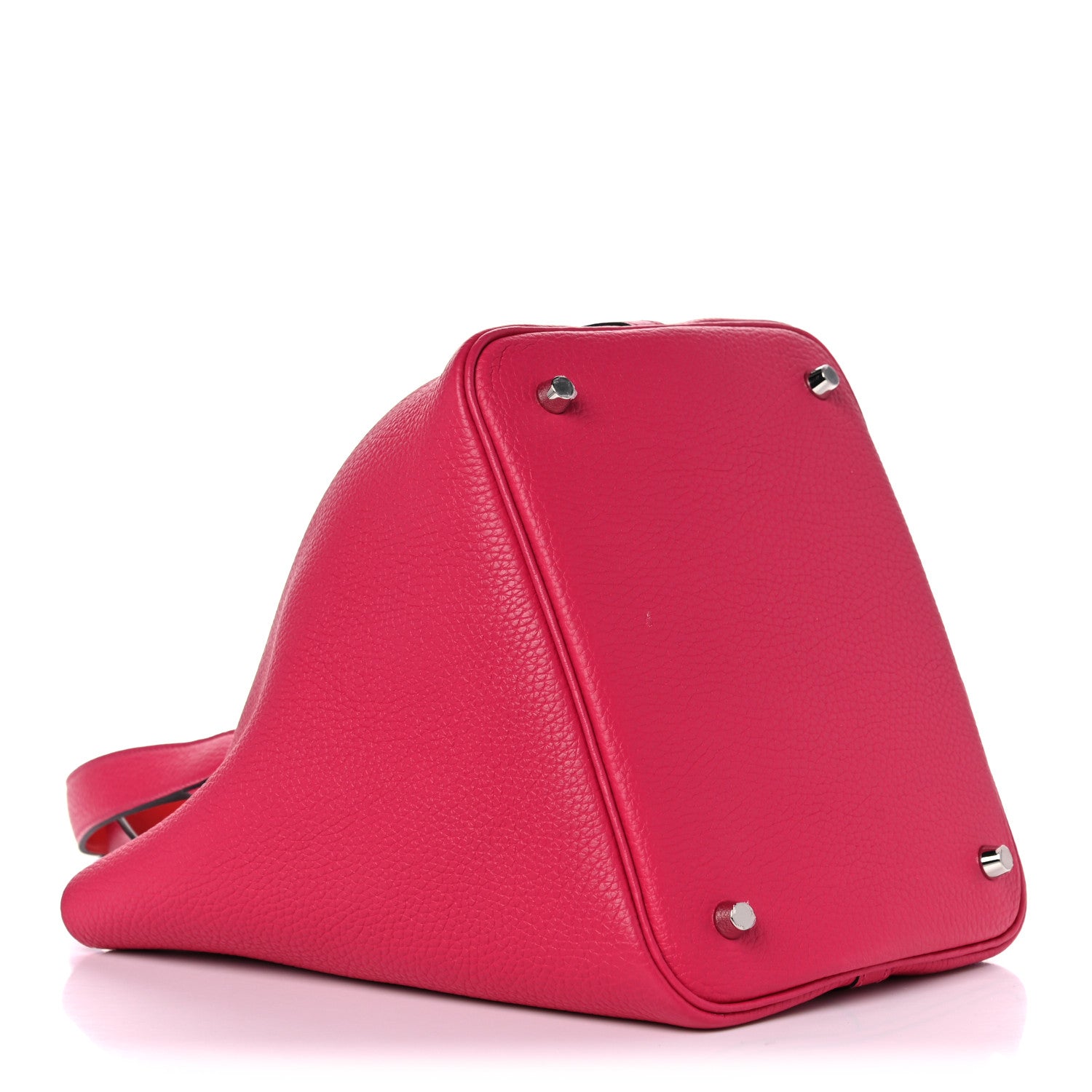 Hermes Taurillon Clemence Picotin Lock 22 MM Rose Mexico 4 of 11