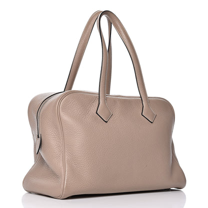 Hermes Taurillon Clemence Victoria II 35 Gris Tourterelle 3 of 13
