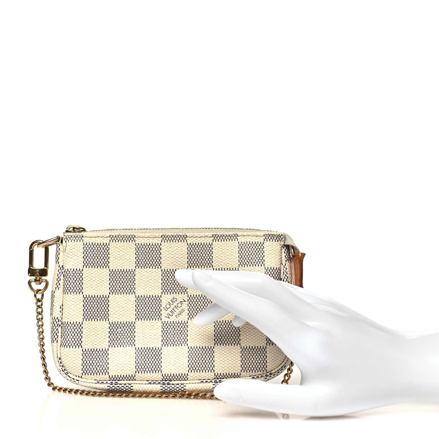 Louis Vuitton Damier Azur Mini Pochette Accessories 2 of 10