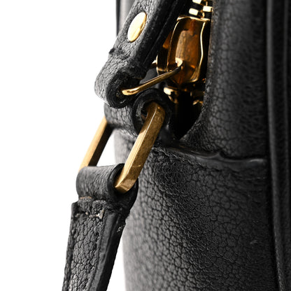Saint Laurent Grained Lambskin Monogram Lou Camera Bag Black 14 of 14