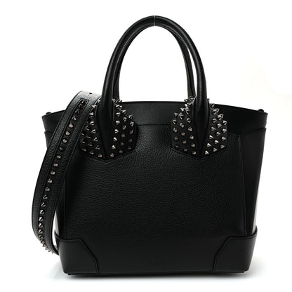 Christian Louboutin Grained Calfskin Spike Small Eloise Tote Black 1 of 10