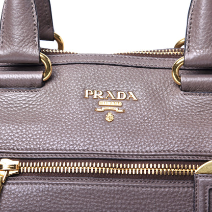 Prada Vitello Daino Shopping Satchel Argilla 10 of 14