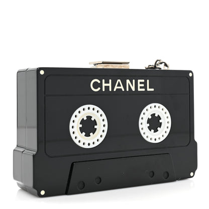 Chanel Lucite Cassette Clutch Black 3 of 9