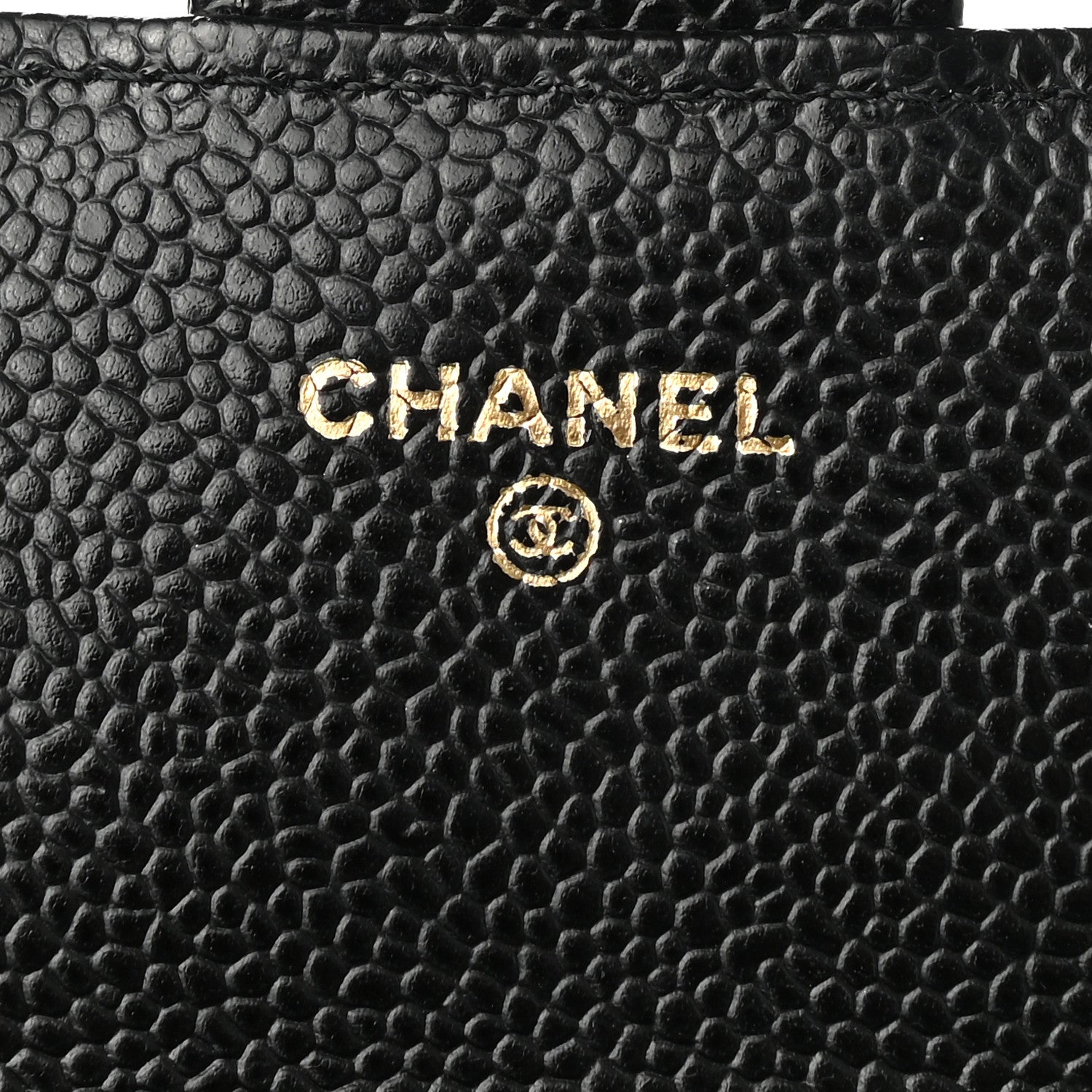 Chanel Caviar Quilted Large Gusset Flap Wallet Black 6 of 9