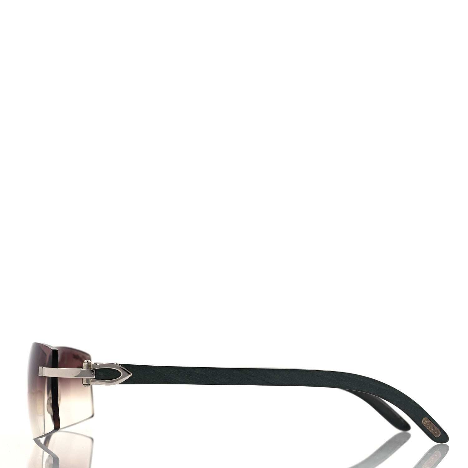 Cartier C Allongé 140 Square Sunglasses Green 4 of 8