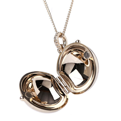 Chanel Metal CC Locket Necklace Gold 3 of 4