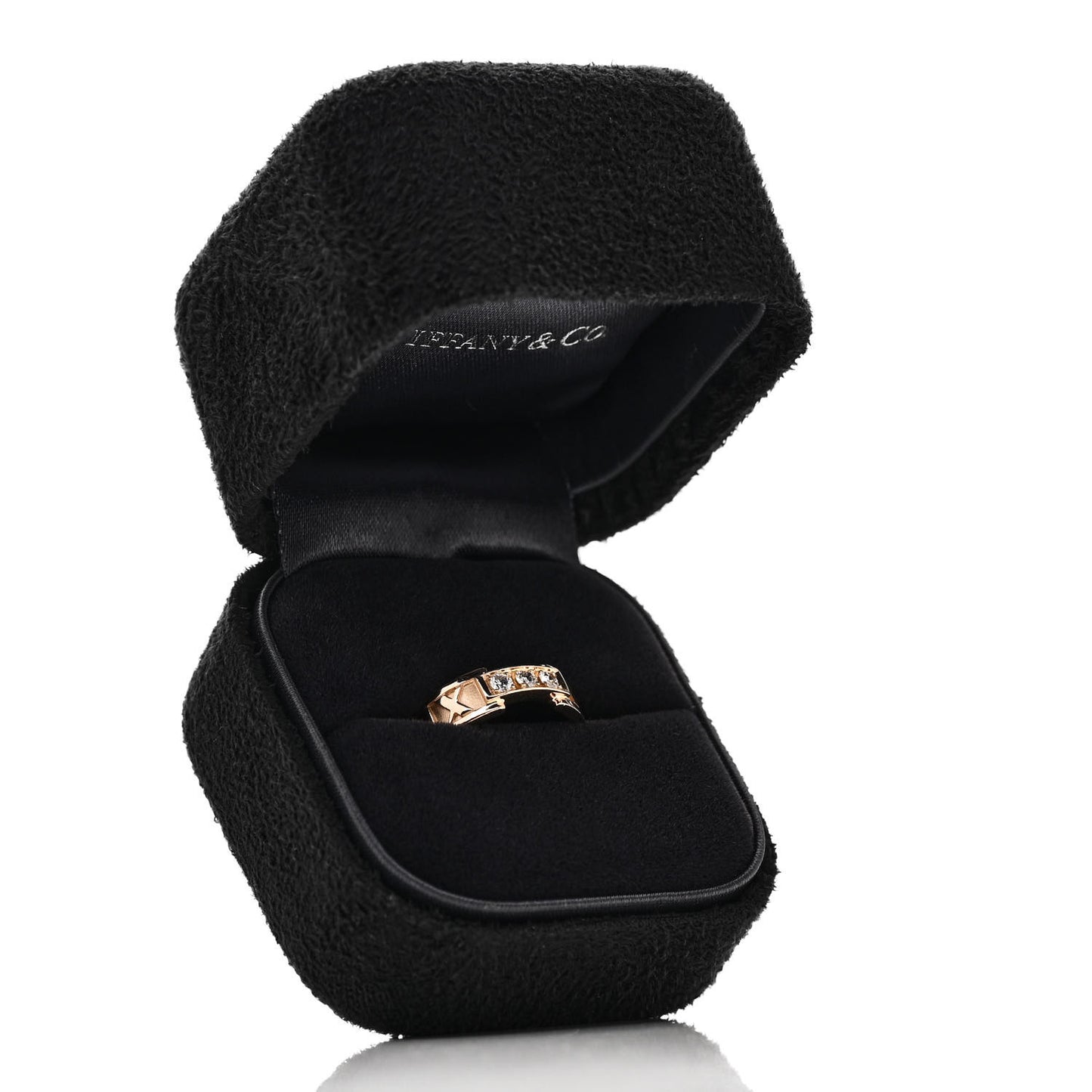 18K Rose Gold Diamond Atlas Ring 50 5.25