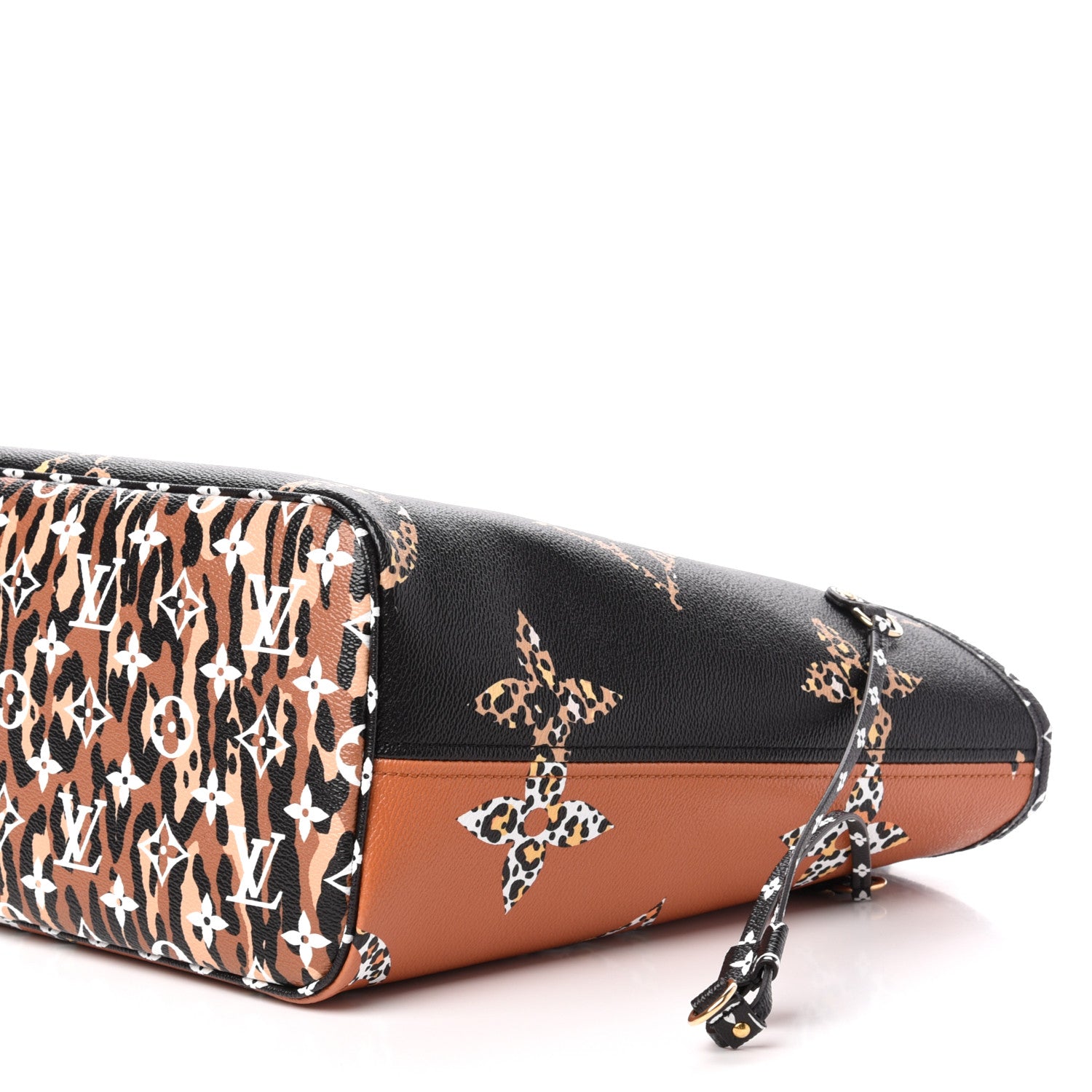 Louis Vuitton Monogram Giant Jungle Neverfull MM Black 9 of 11
